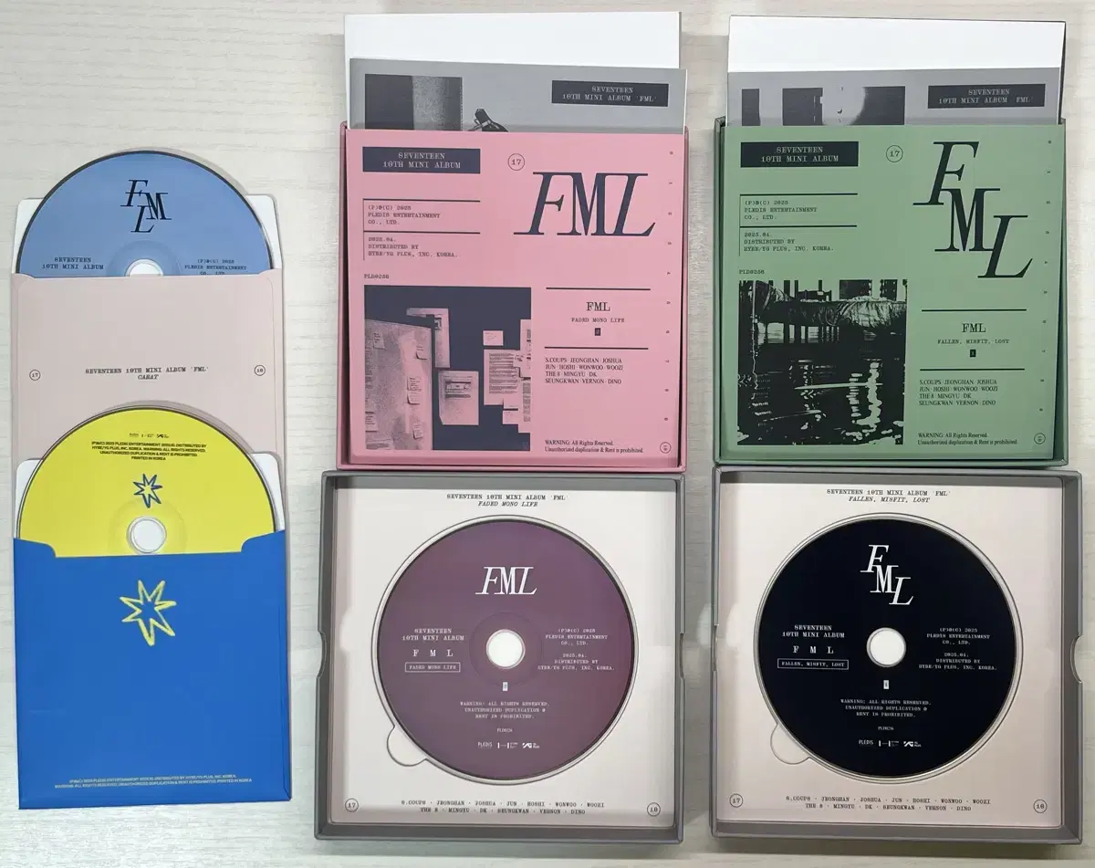 세븐틴 앨범 씨디 CD 양도 | 아타카 페더썬 캐럿반 FML